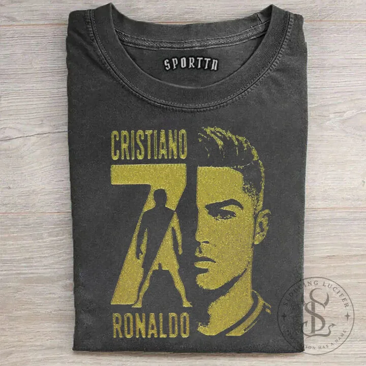 Cristiano Ronaldo Soccer Player Number 7 Fan T-Shirt