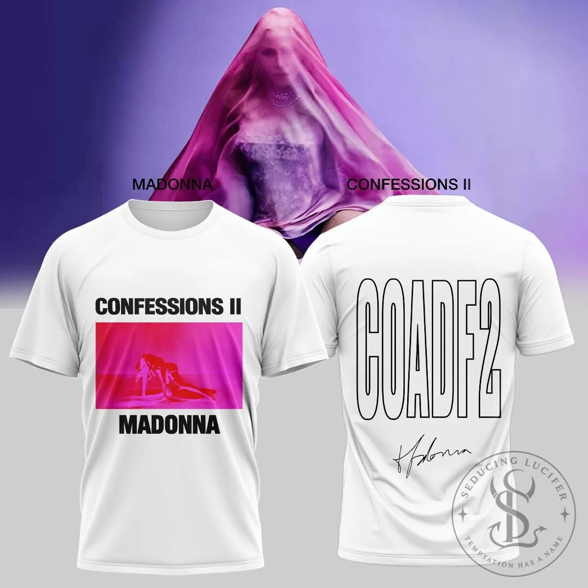 Madonna Confessions II Album Limited Edition Signature – Tshirt