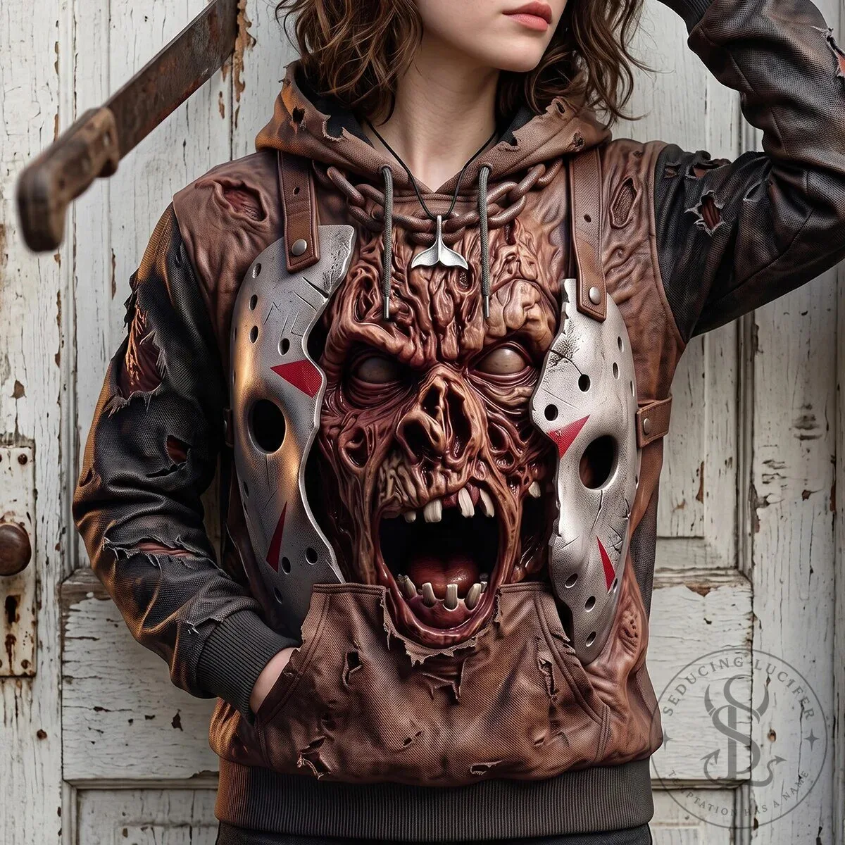 Halloween Lover Jason Voorhees Horror Movie Monster Sweatshirt 8 Halloween Lover Jason Voorhees Horror Movie Monster Sweatshirt