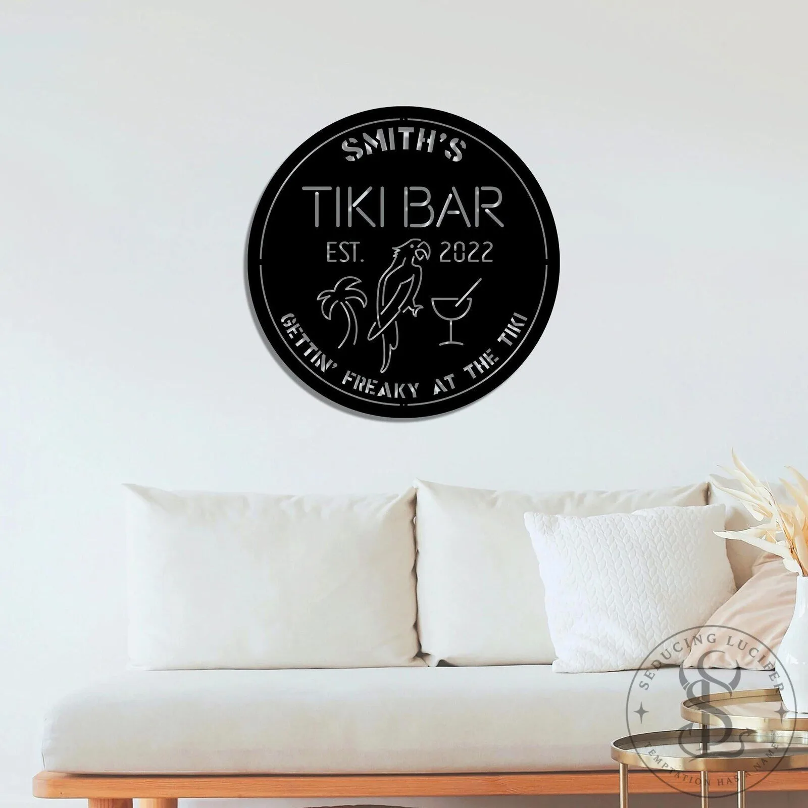 Personalized Tiki Bar LED Metal Sign with Remote Control, Custom Tropical Decor 16 Personalized Tiki Bar LED Metal Sign with Remote Control, Custom Tropical Decor