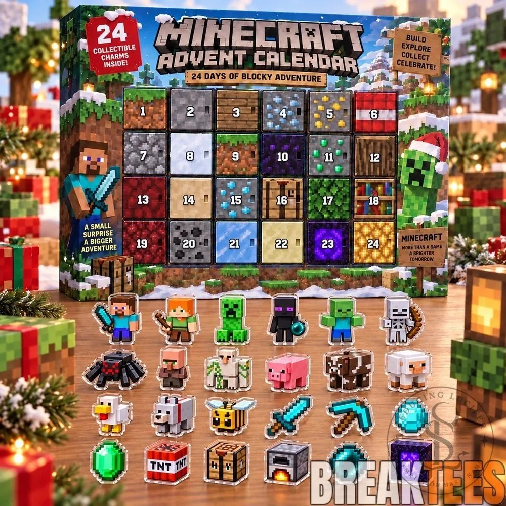 Minecraft Holiday Advent Calendar 24 Days of Blocky Adventure 2D 4 Minecraft Holiday Advent Calendar 24 Days of Blocky Adventure