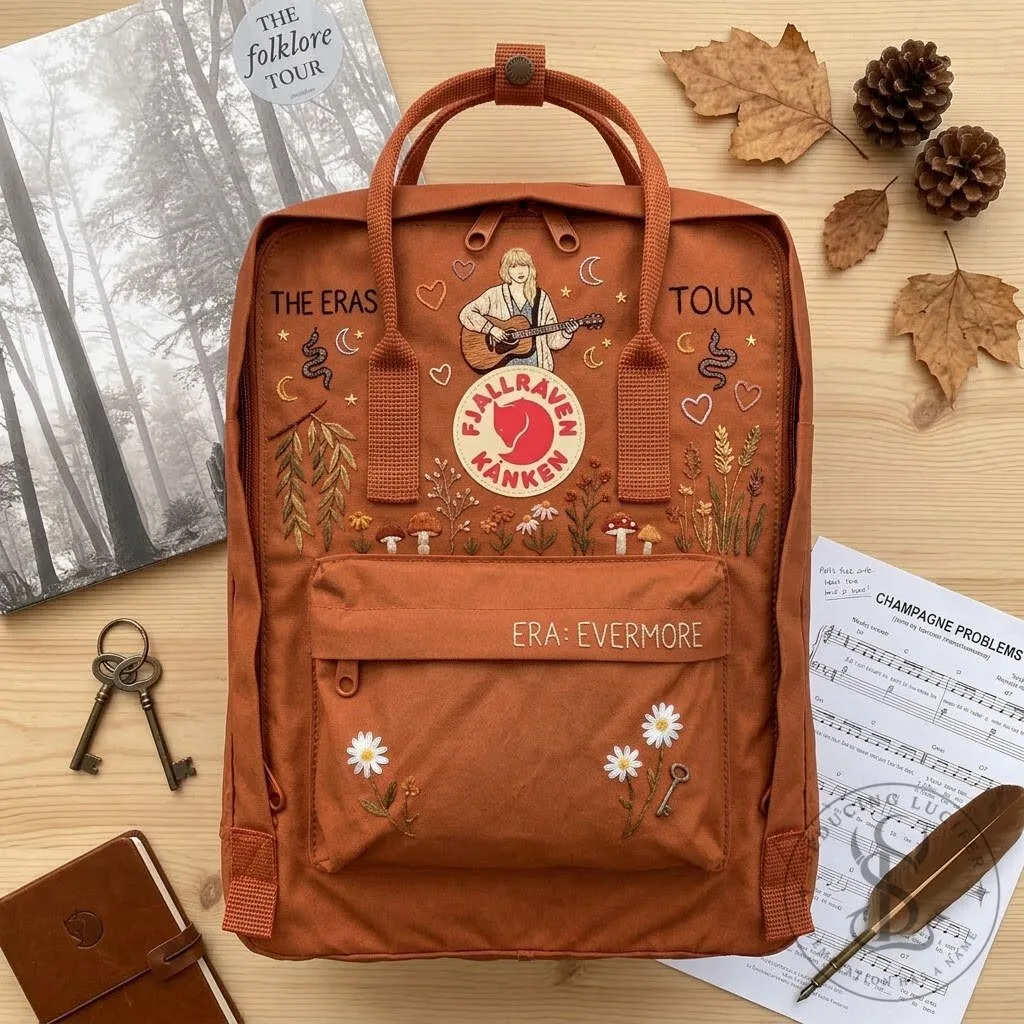 Taylor Swift The Eras Tour Embroidered Pink Backpack 12 Taylor Swift The Eras Tour Embroidered Pink Backpack