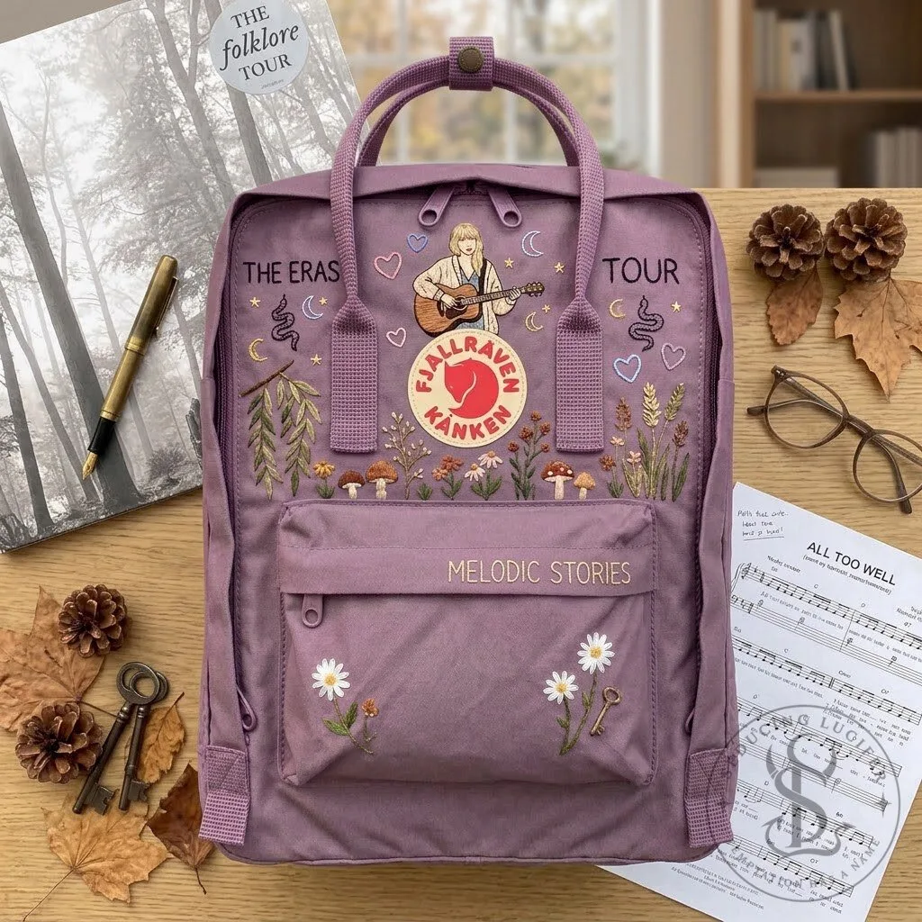 Taylor Swift The Eras Tour Embroidered Pink Backpack 13 Taylor Swift The Eras Tour Embroidered Pink Backpack