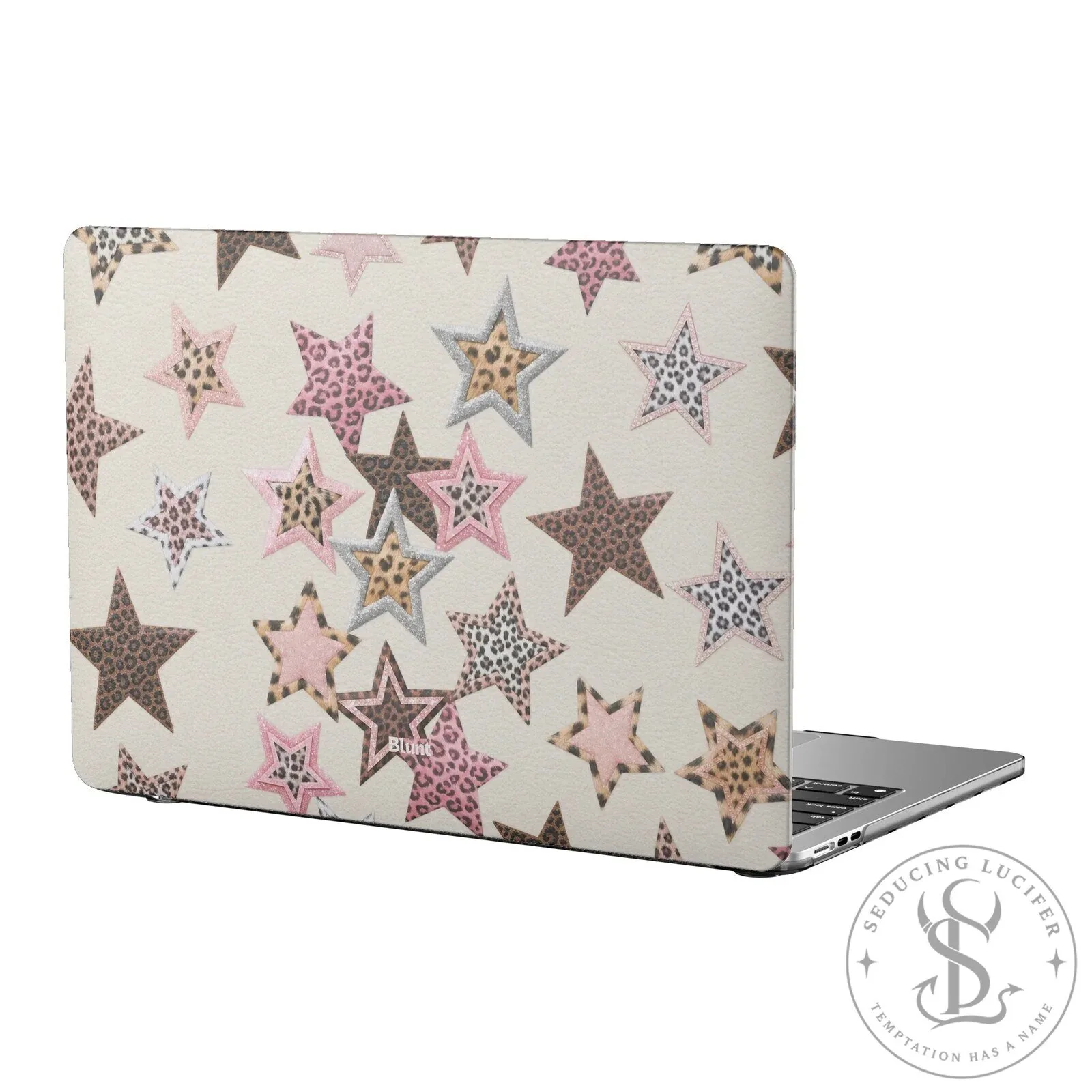 Leopard Print Stars Pattern MacBook Laptop Hard Case
